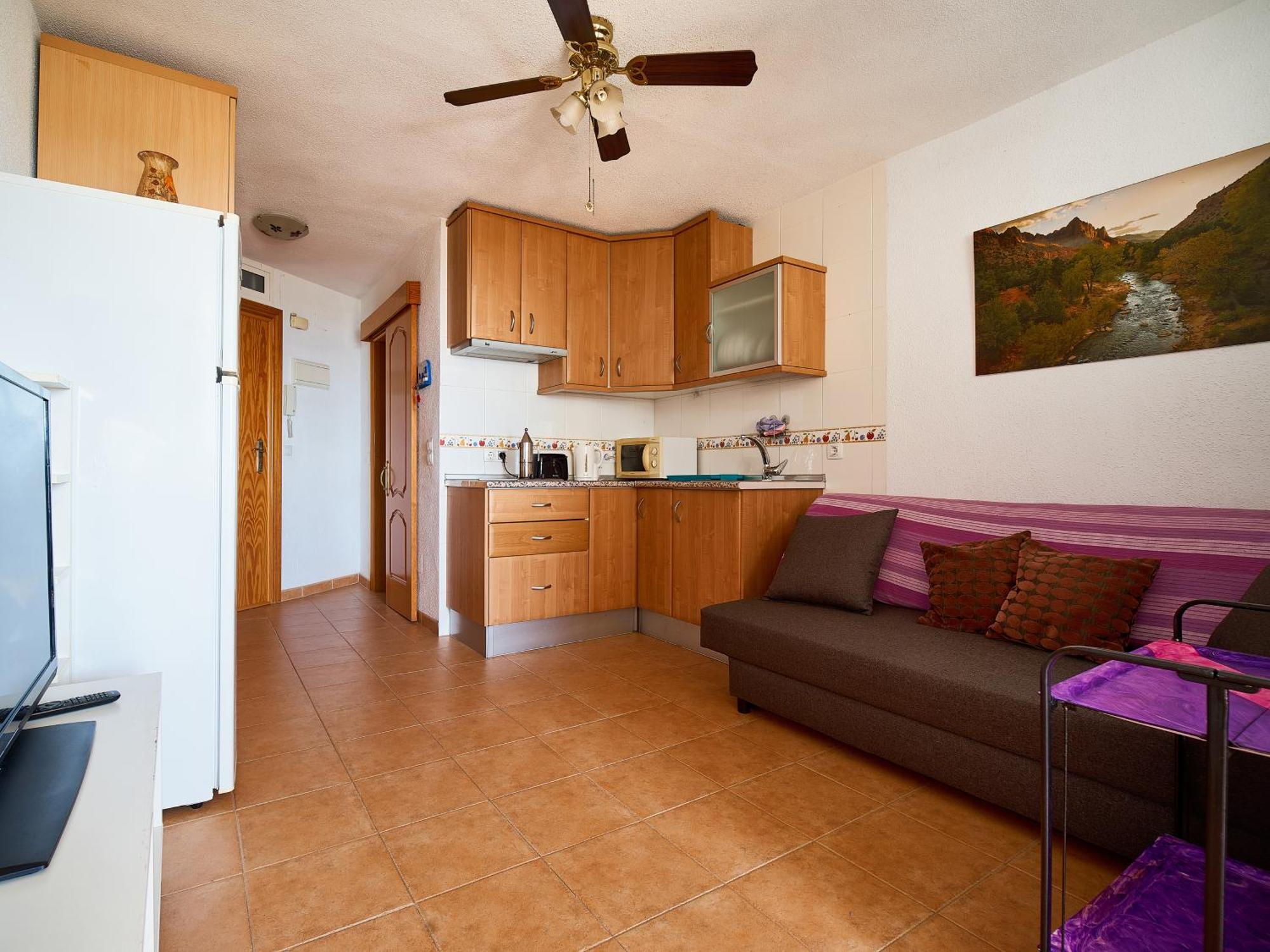 Lovely Studio With Seaview 700M From The Beach La Cala Del Moral Exterior photo